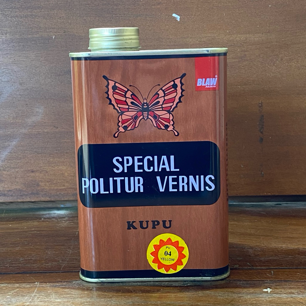 POLITUR VERNIS KUPU SPECIAL warna YELLOW (PV 04) 750ML 750CC
