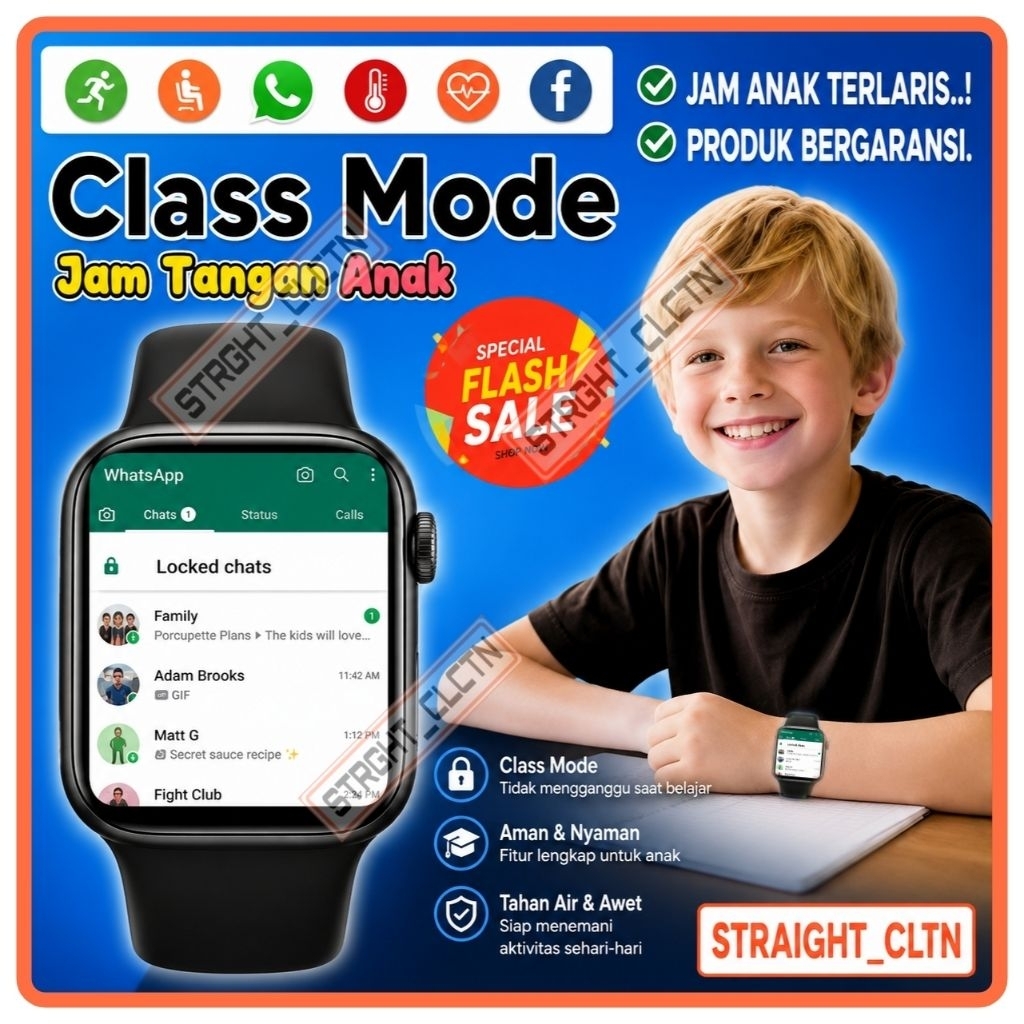 JAM IMO ANAK ANDROIDWATCH JAM TANGAN HP 4G ANTI AIR SMARTWATCH ANAK JAM HP IMOO KIDS 4G BISA WA Y68 