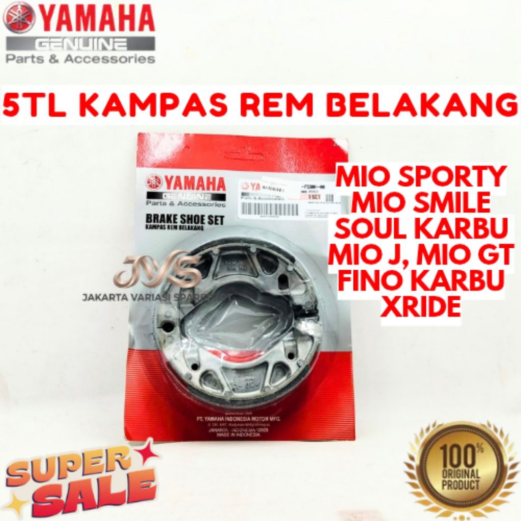 KAMPAS REM BELAKANG KODE 5TL, KAMPAS REM BELAKANG MIO SPORTY, KAMPAS REM BELAKANG MIO SMILE, KAMPAS 