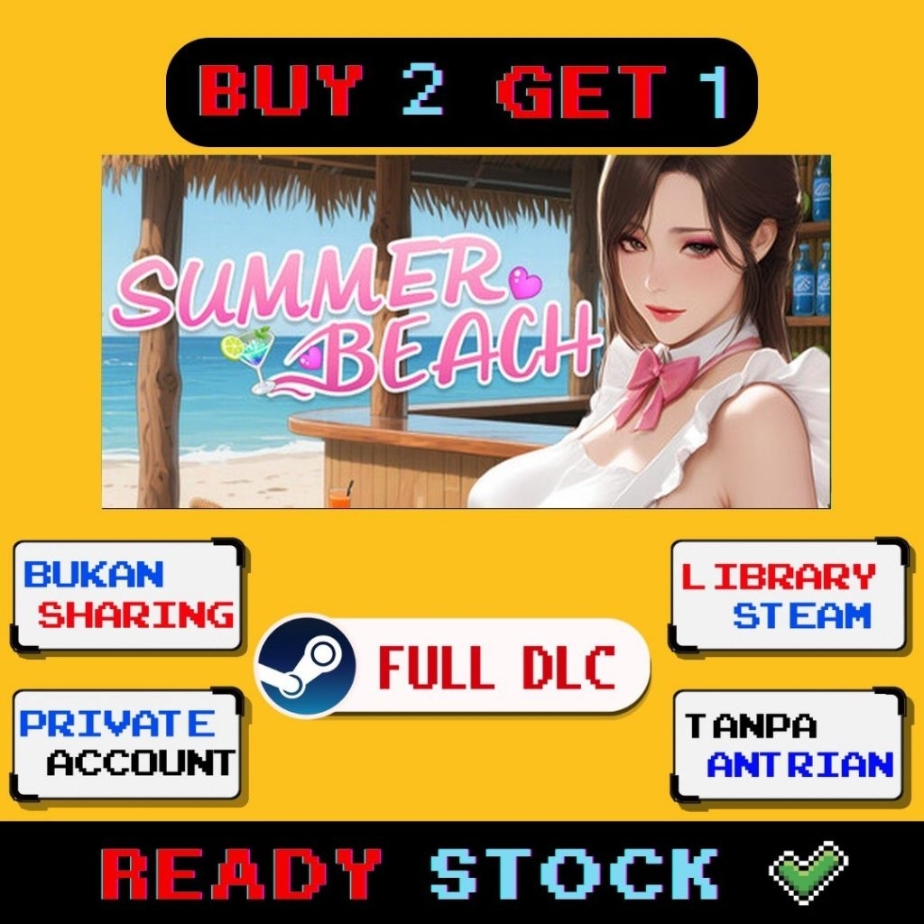 Summer Beach Original Full DLC Private account Non sharing Bonus Beli 2 gratis 1