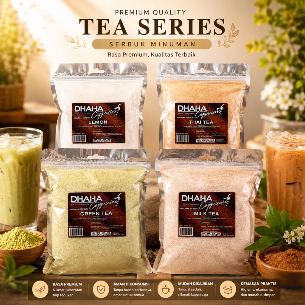 SERBUK MINUMAN, SERBUK MINUMAN ANEKA RASA,SERBUK MINUMAN PREMIUM 500grm