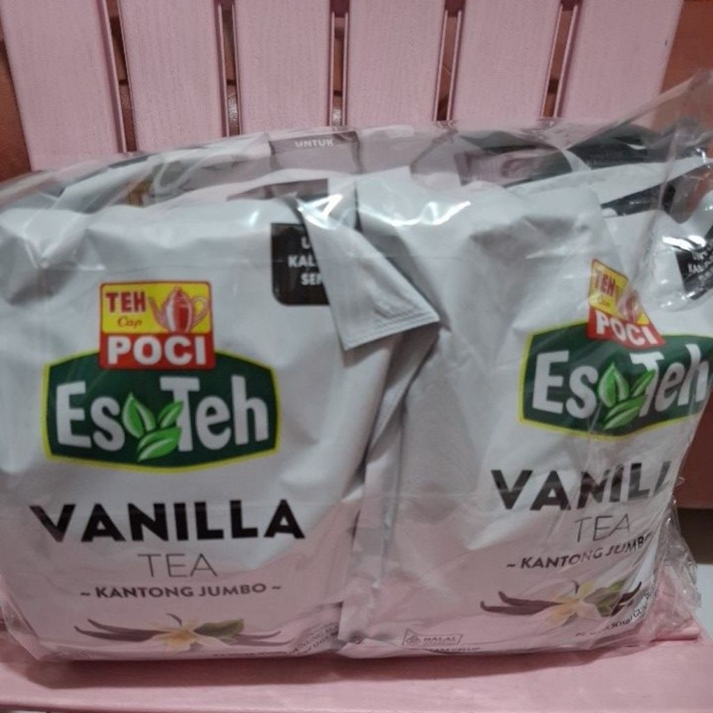 TEH POCI VANILLA CELUP JUMBO,1 BOS ISI 10 Bungkus