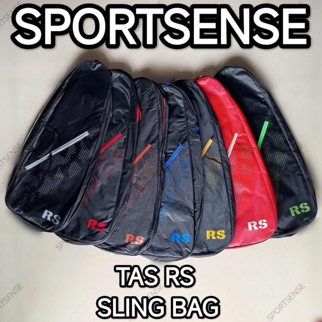 Tas Raket Selempang Sling Bag Badminton Bulutangkis RS Reinforce Speed Original