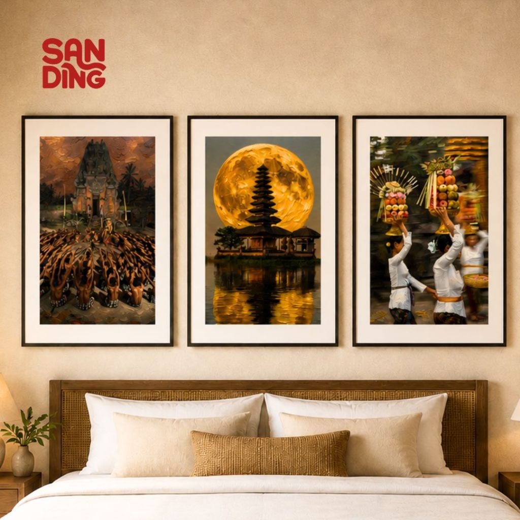 Hiasan Dinding Aesthetic Home Noun Walldecor Pajangan Dekorasi-Balinese Art Culture
