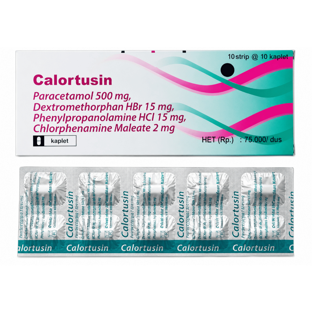 Calortusin Strip isi 10 Tablet
