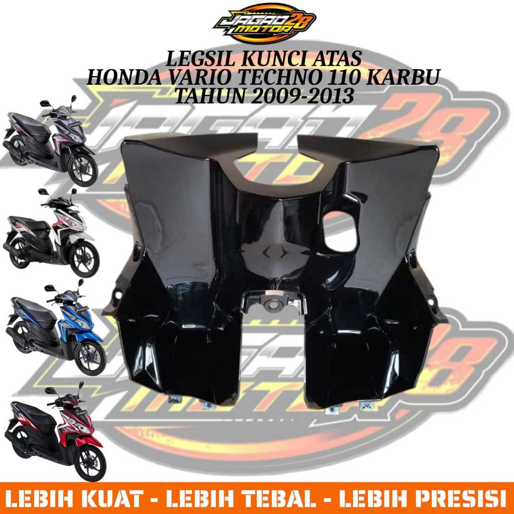 Dasbor Kunci Atas / Legsil Kunci Atas Vario 110 Techno Karbu/Vario 110  Techno Cbs Hitam