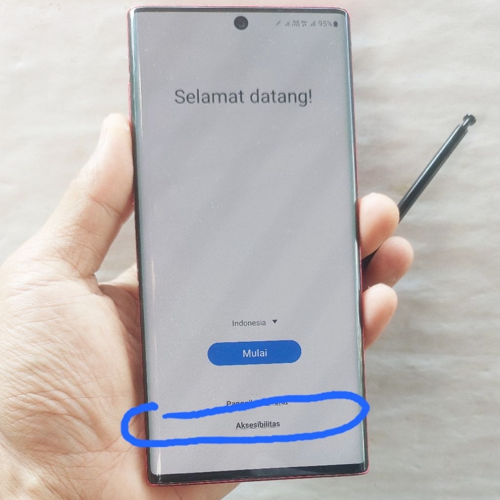 Handphone Hp Samsung Galaxy Note 10 Second 8/256 GB NFC Eks Resmi Sein Original
