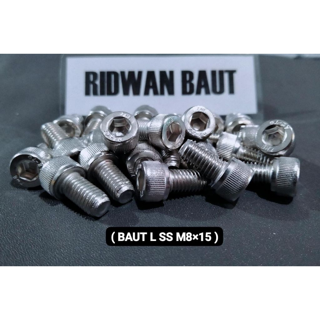 BAUT L STAINLESS 304 M8X15
