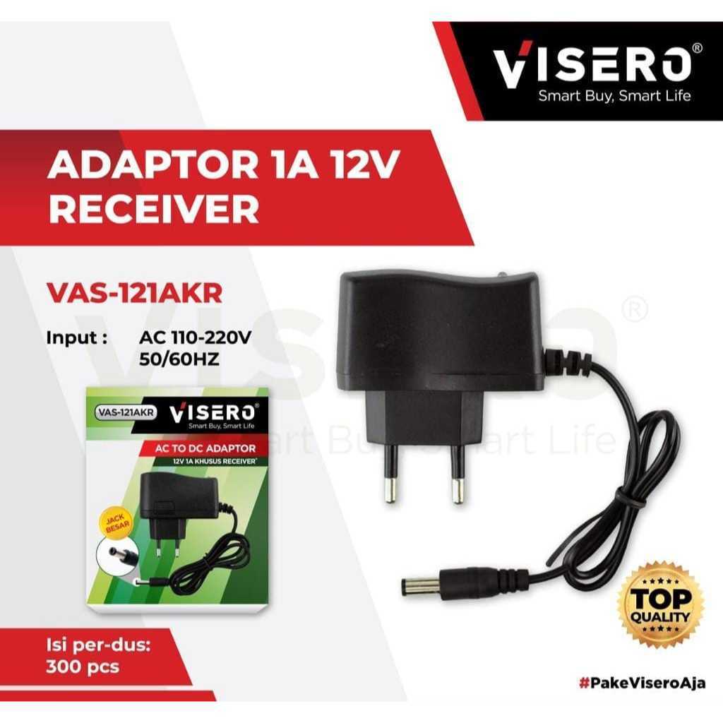 Adaptor Universal 1A 12V Visero Power Adaptor
