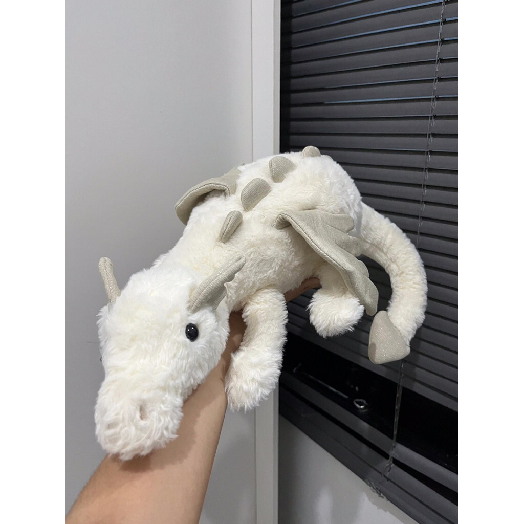[NEW] Sisa Ekspor | DOLL | BONEKA | DRAGON | NAGA | Snow Dragon ala Jellycat Large 60cm - No Label |