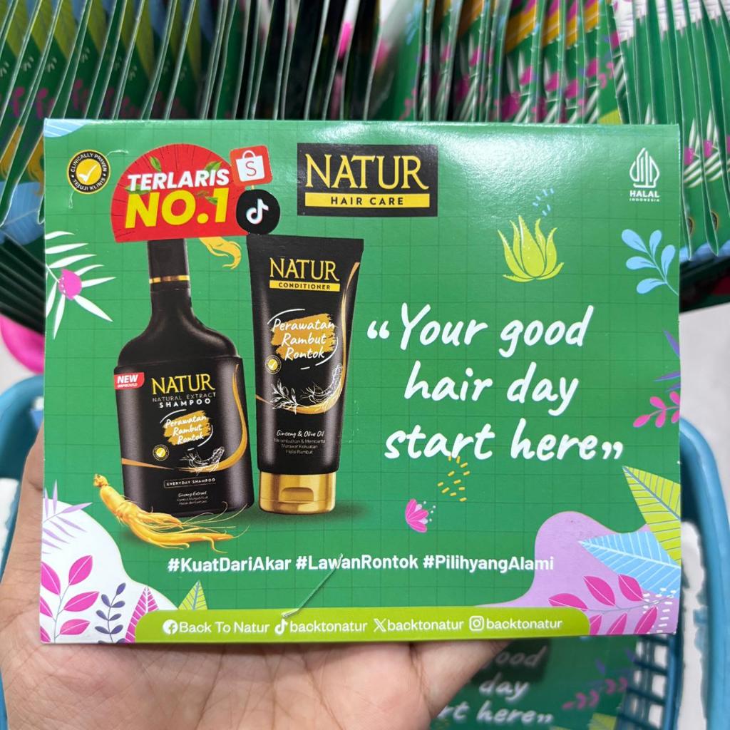 Natur Sampo & Conditioner Sachet
