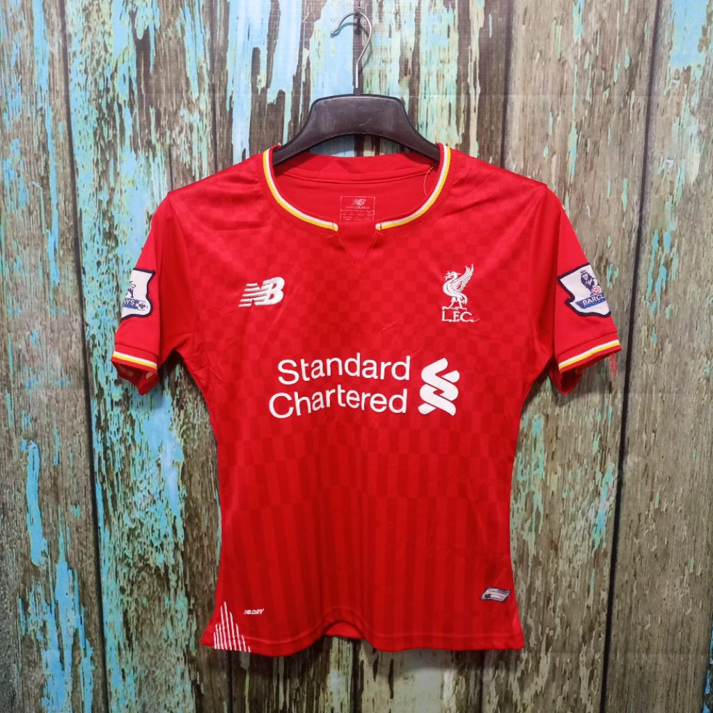 Jersey LIVERPOOL NEW BALANCE bagus keren size S (P 61cm L 46cm)