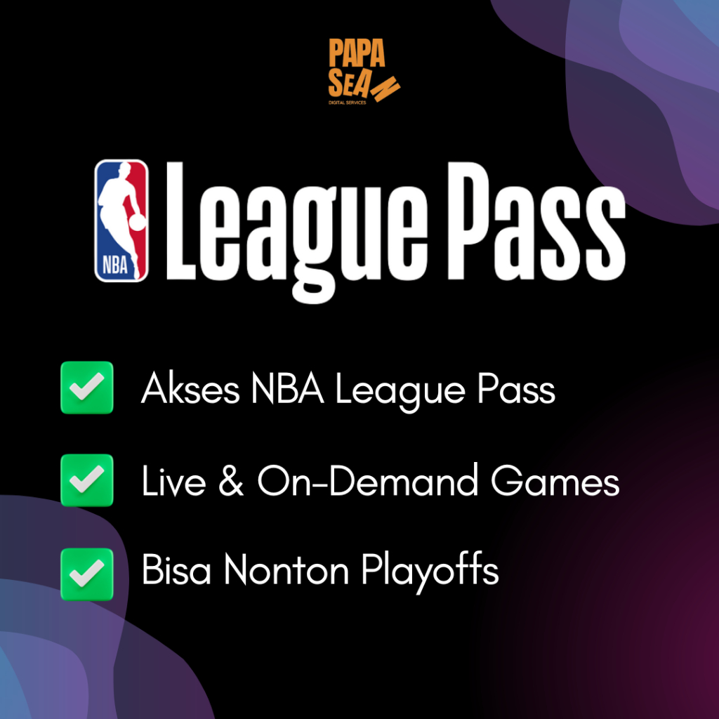 NBA League Pass | Layanan Streaming Basket | Full Garansi | Software Komputer & HP