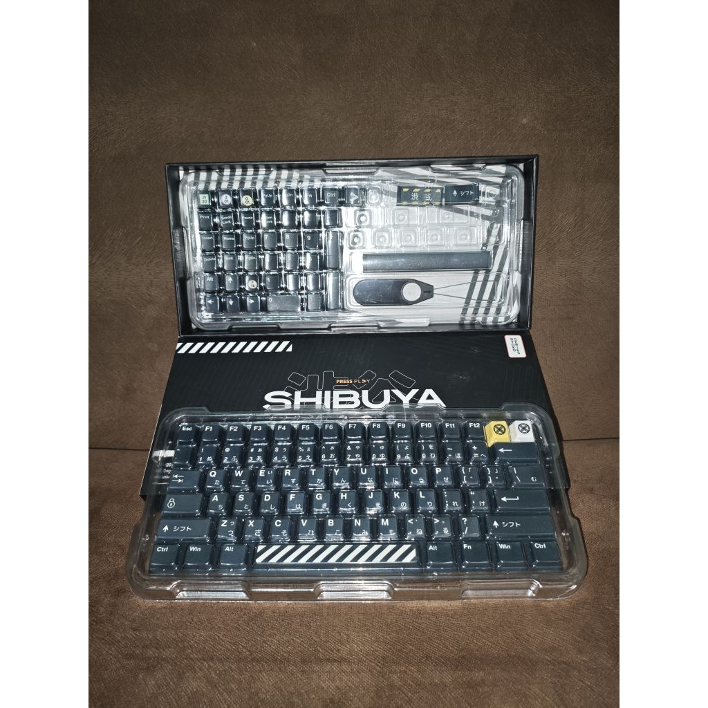 PPBT SHIBUYA PBT Dye Sub Keycap Set Japanese Root by Press Play