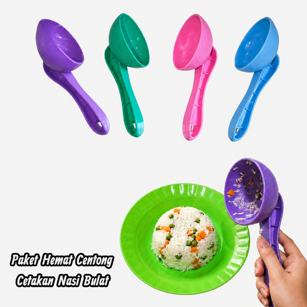 Cetakan Nasi Padang Plastik Tahan Panas, Tidak Lengket, Warna Pink, Cetakan Nasi Bekal Bento