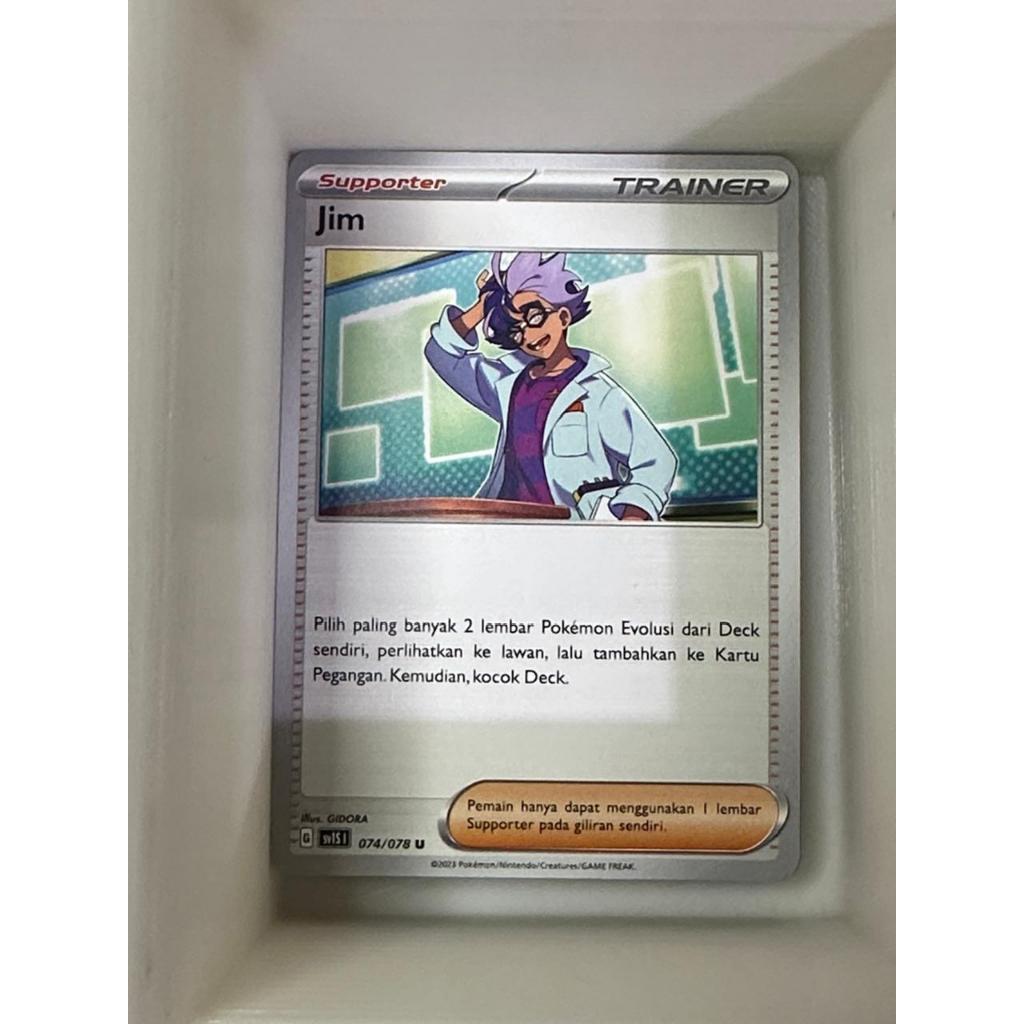 Pokemon Indonesia Jim 074/078 Uncommon sv1s Scarlet ex
