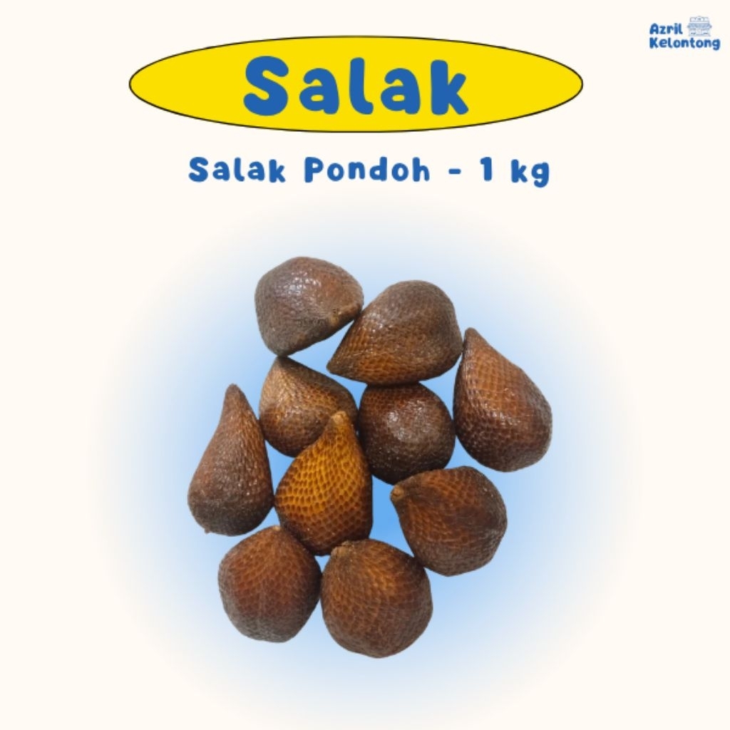 [ Azril Kelontong] Salak Pondoh Jogja Segar Premium | Buah Salak Manis Renyah Fresh Pilihan (INSTANT