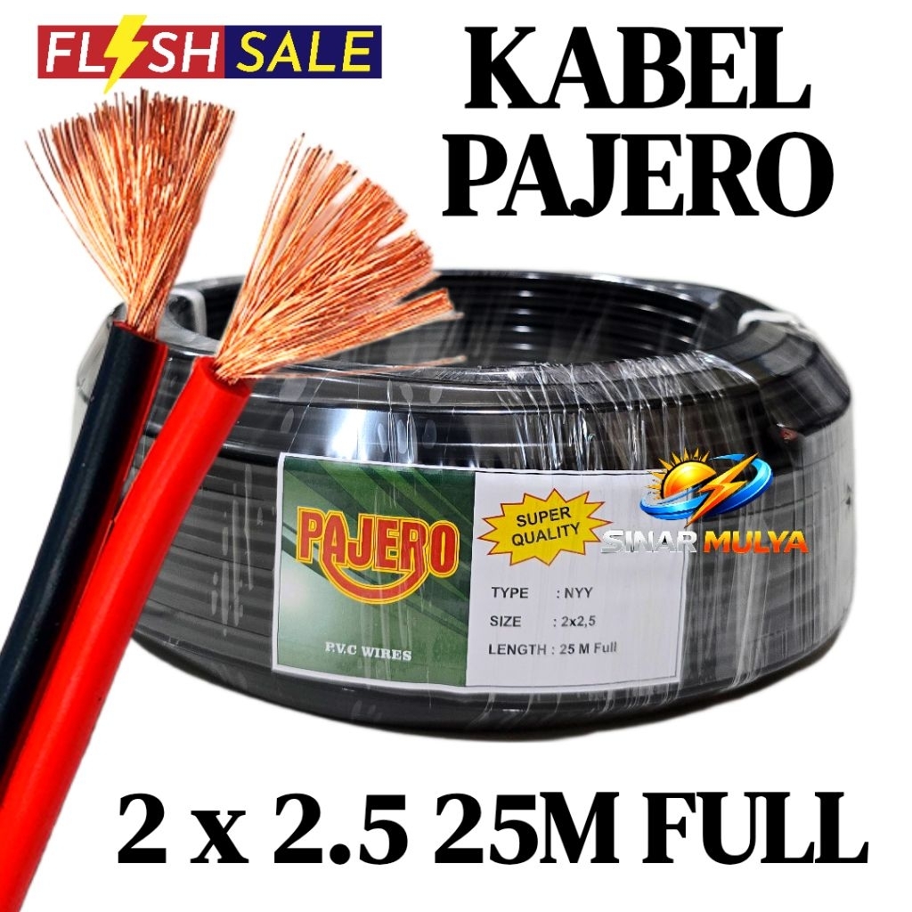 Kabel Listrik 2 x 2.5 25M FULL