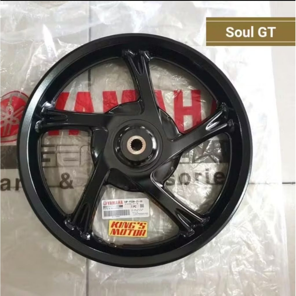 PELK VELG BELAKANG MOTOR YAMAHA MIO J MIO GT SOUL GT UNTUK CC 115 BEKAS/SECOND ORIGINAL COPOTAN