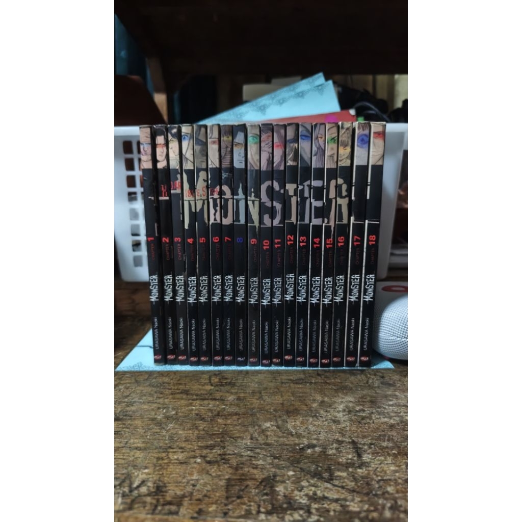 KOMIK MONSTER NAOKI URASAWA FULLSET VOLUME 1-18