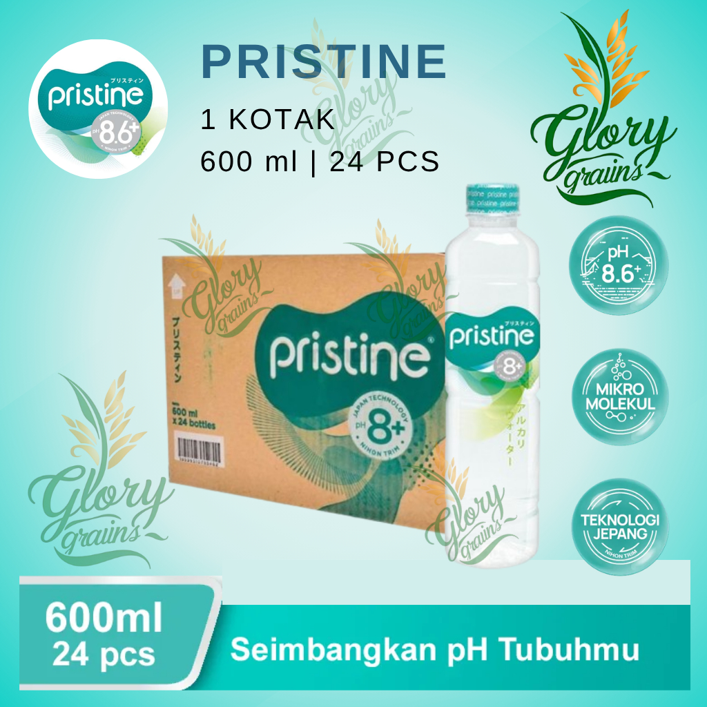 PRISTINE 1 DUS 600ML READY LANGSUNG KIRIM