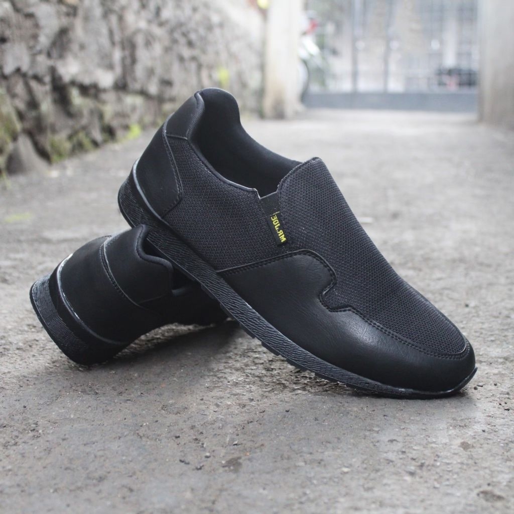 Temukan Sepatu Sneaker Kets Pria Fearless Runing Casual Slip On - Sepatu Pria Tanpa tali - Sepatu Sp