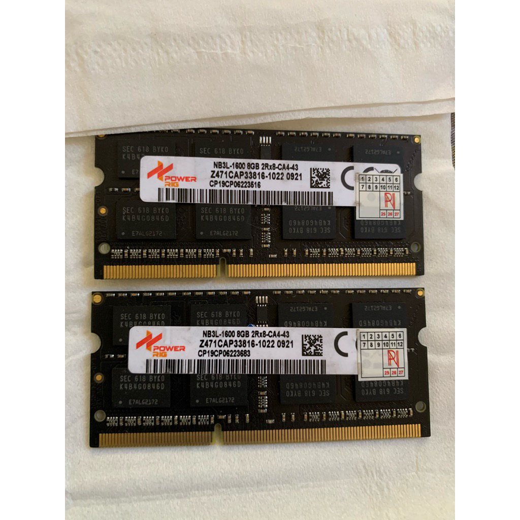 ram laptop 8gb ddr3l