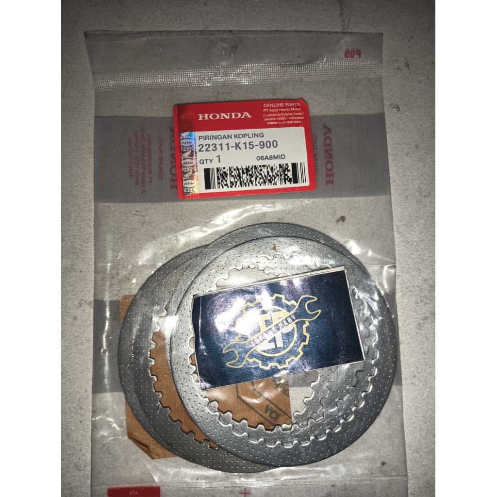 Plat Gesek Kampas Kopling CBR 150R K15