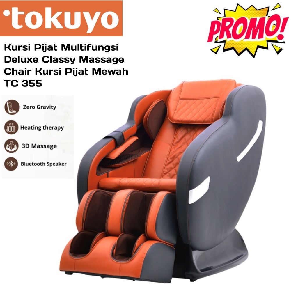 (BNIB) Tokuyo Kursi Pijat Multifungsi Deluxe Classy Massage Chair Kursi Pijat Mewah TC-355
