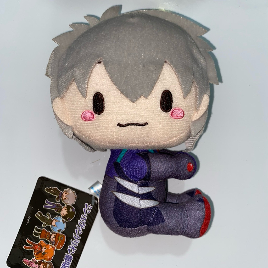 Kaworu Nagisa Evangelion Special Kuttuki Nuigurumi Plush Doll Sega Kaworu Nagisa Boneka Plush Kaworu