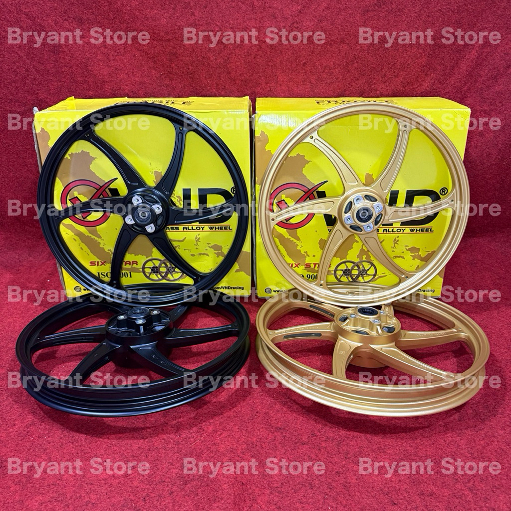 VELG VND RACING SIX STAR V1 160x17 & 160x17 SATRIA 2 TAK 160 160 RING 17 SATRIA2TAK SATRIATAK 2TAK V