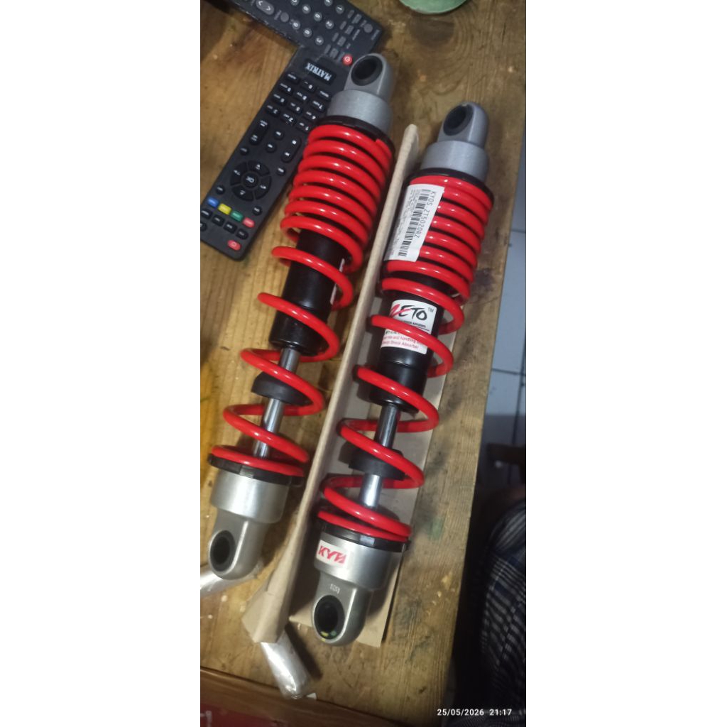 shock breaker belakang kyb zeto shok megapro tiger rx king suzuki thunder