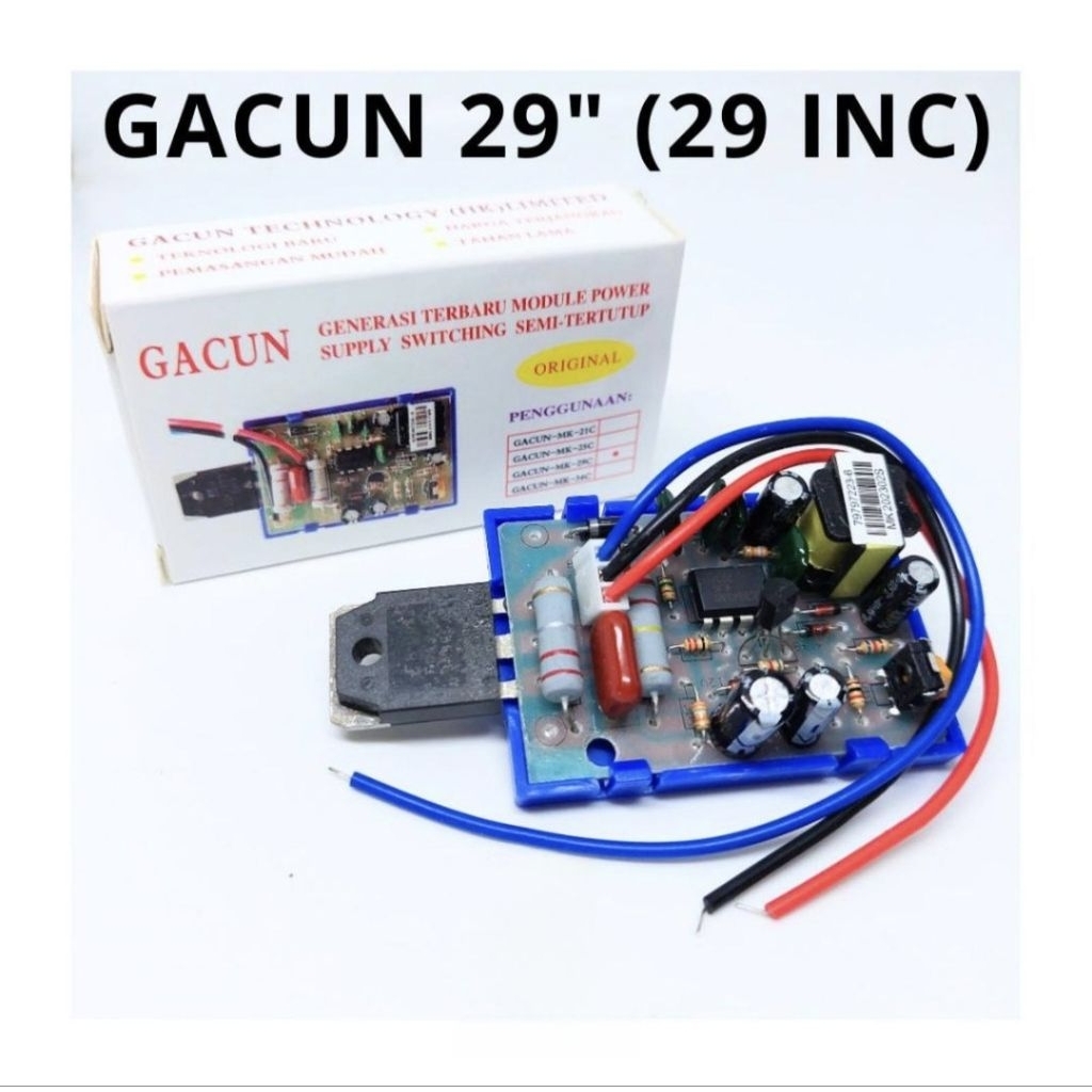 GACUN 29 REGULATOR TV POWER SUPPLY SWITCHING TV 29" GACUN 29 ORIGINAL ASLI GACUN 29"
