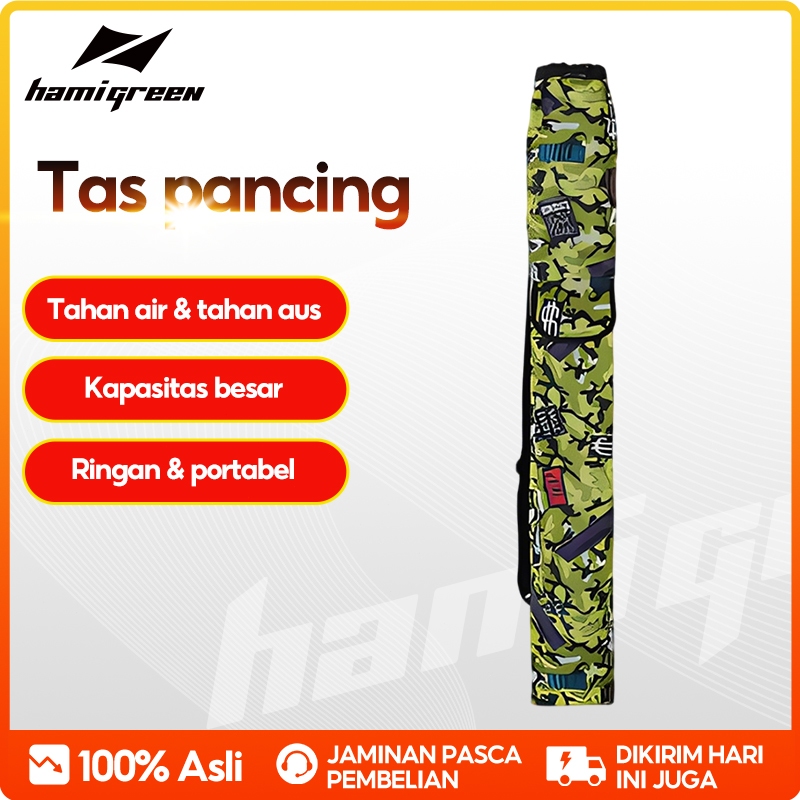 Terlarisss Tas Pancing Serut Tas joran pancing Tas pancing model serut Tas joran pancing tahan