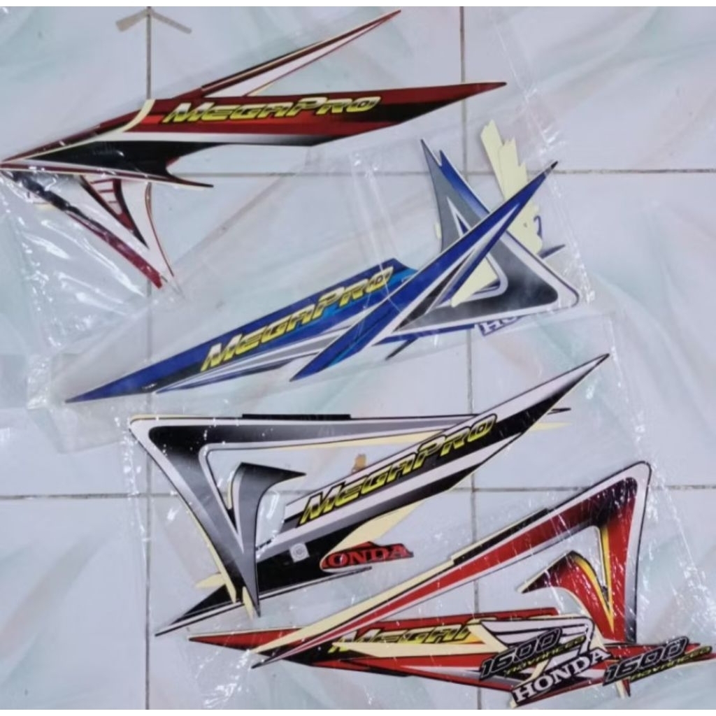 Stiker striping megapro primus 2006/2007 fullset termurah