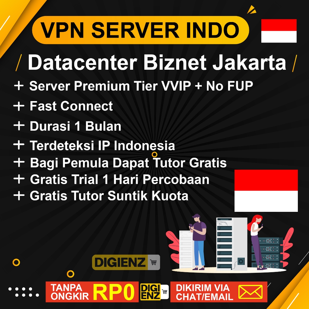 Akun Premium VPN Server Indonesia Anti DC - Datacenter Biznet Jakarta