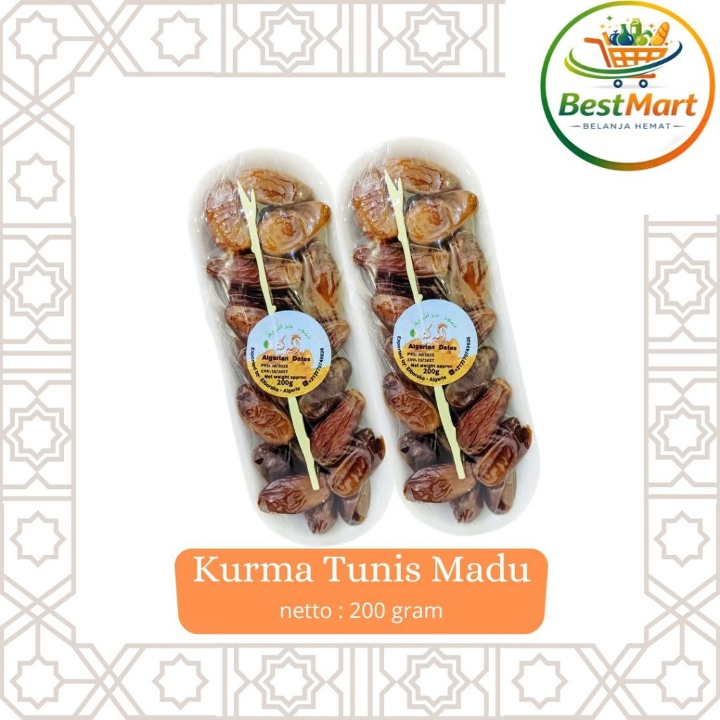 Kurma Tunis Madu Kurma Algerian Dates 200 Gram