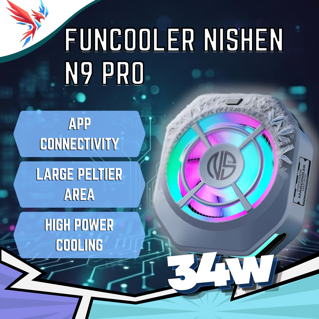 ARC-Funcooler Nishen N9 Pro Fan Pendingin Cooler HP Gaming  (34W)