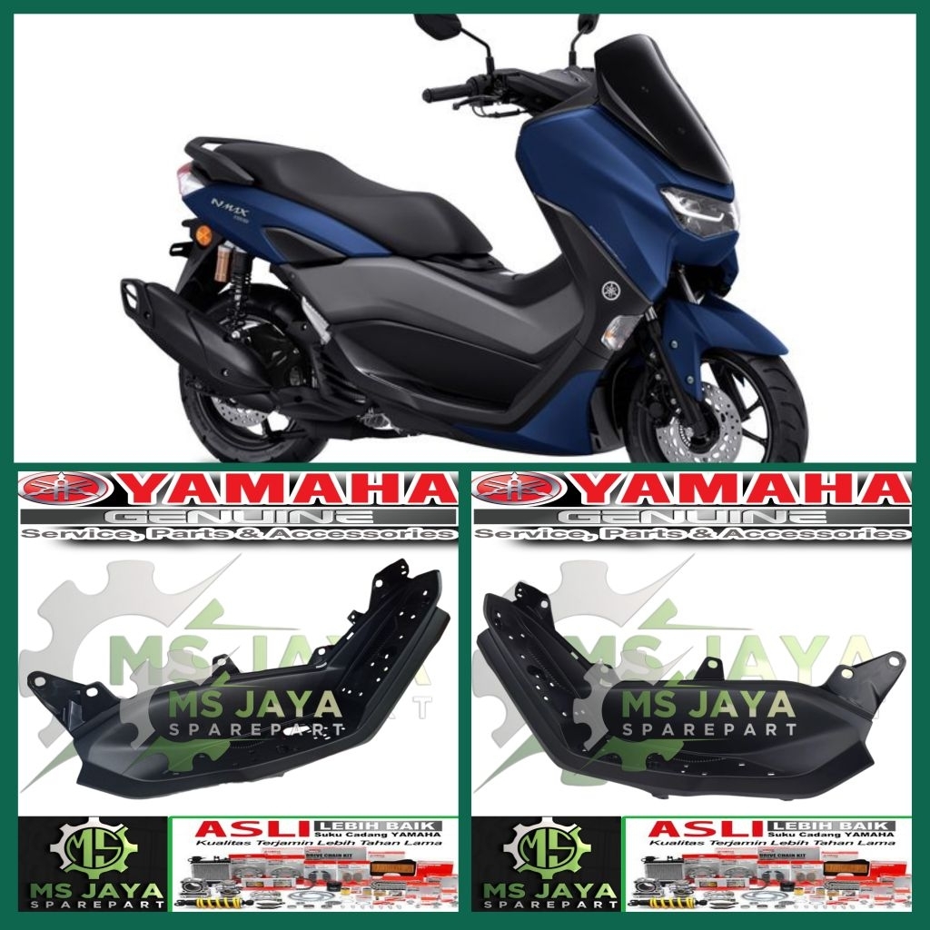 BORDES COVER PIJAKAN KAKI NMAX 155 NEW KANAN atau KIRI ORIGINAL YAMAHA B6H-F7481-00 B6H-F7488-00