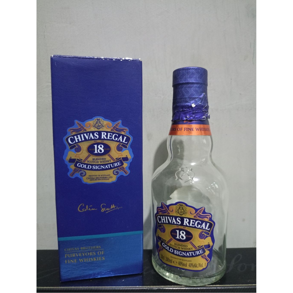 botol bekas civas Regal 18 mini