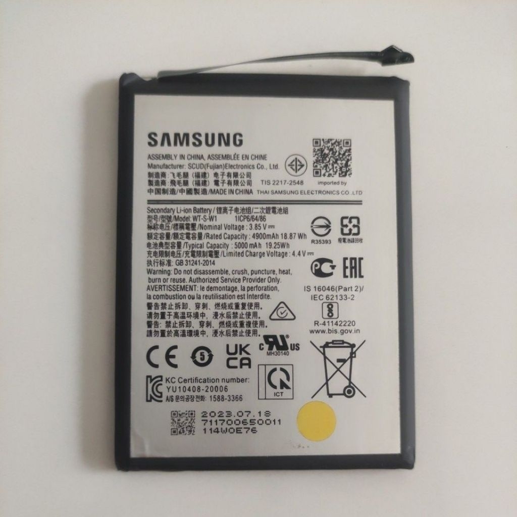 BATERAI SAMSUNG A14 5G / A226 / AO4E / SCUD-WT-S-W1 ORIGINAL