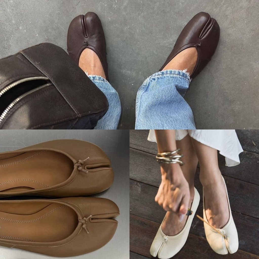 Haute - Women Split Toe Flat Shoes | Women Ballerina Flat