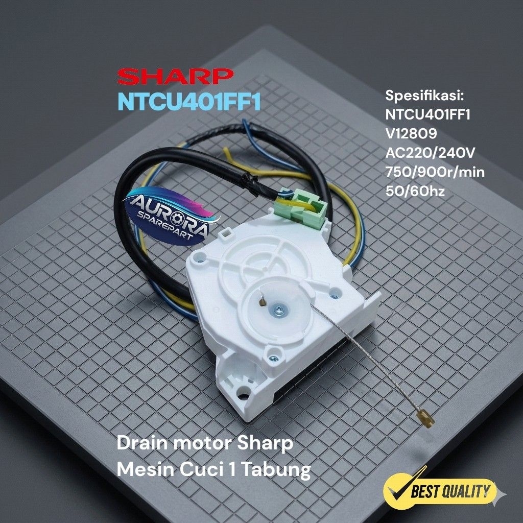 Drain Motor Sharp NTCU401FF1/Drain motor Sharp V12809 AC220/240V Drain Motor Sharp 1 Tabung