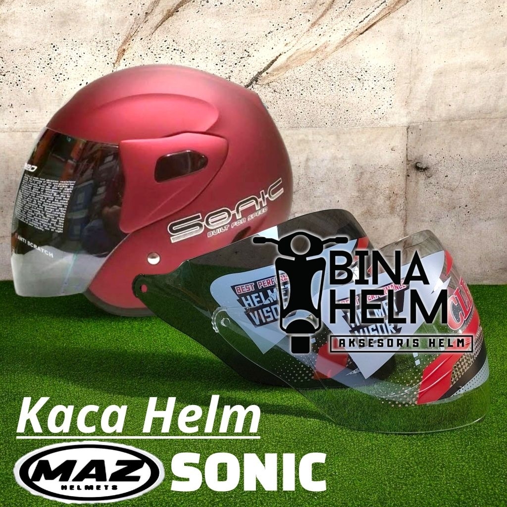 Kaca Helm MAZ SONIC Visor Helm MAZ Sonic
