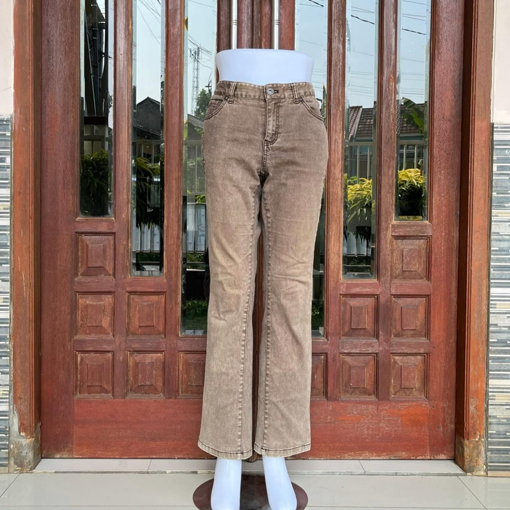 BOYFRIEND BROWN JEANS  HIGHWAIST sz 29
