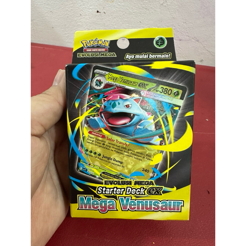 Kartu Pokemon TCG Starter Deck Mega ex Venusaur / Main Kartu Pokemon