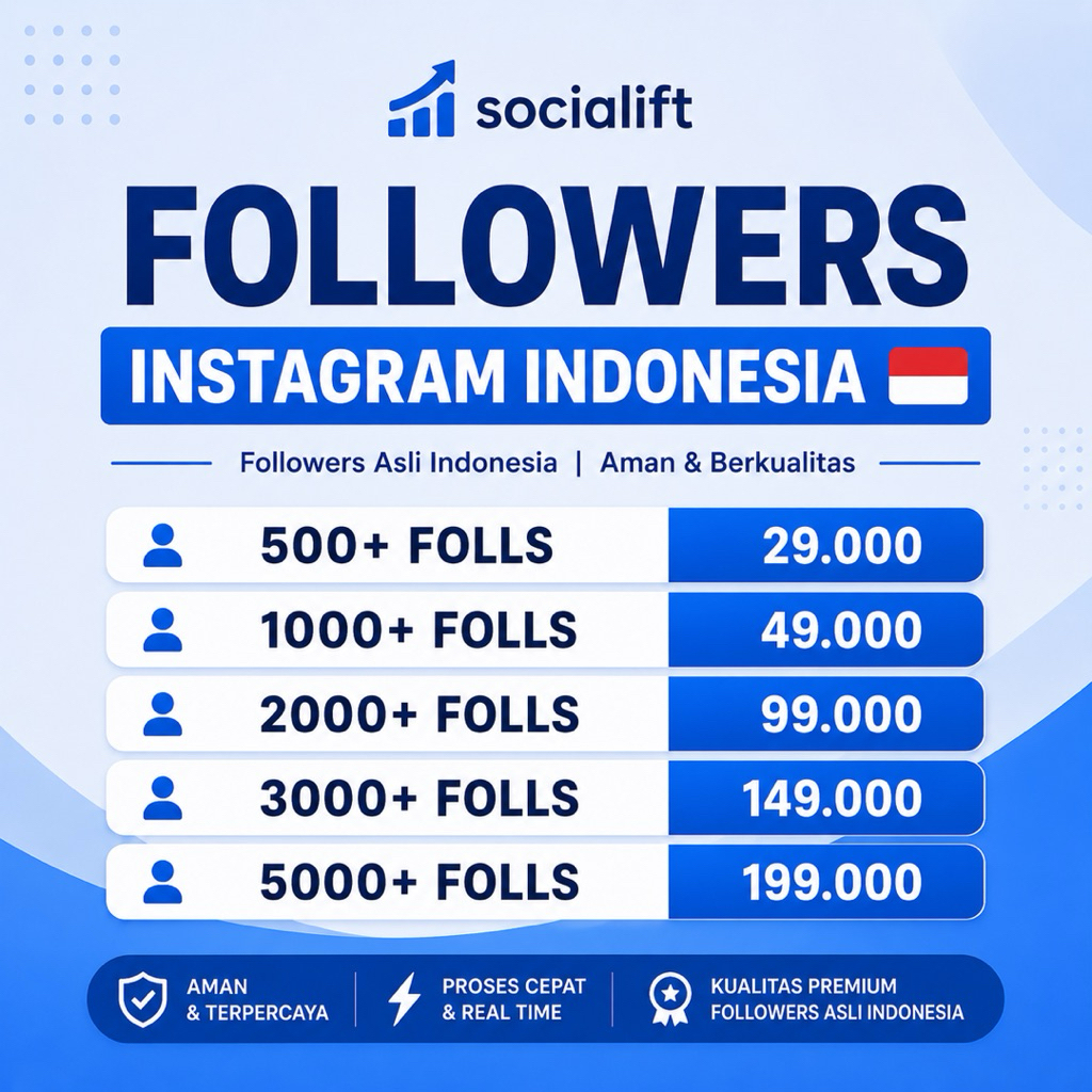 FOLLOWERS IG INDONESIA PERMANEN (BERGARANSI)