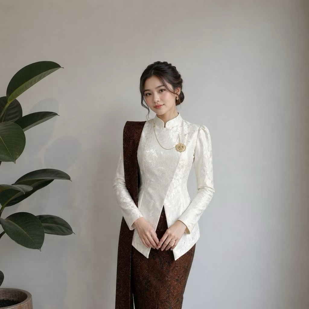 Set Janggan Jaguar Fukuro Free Bros Set Kebaya Wanita Indonesia Kebaya Pesta Kebaya Wisuda