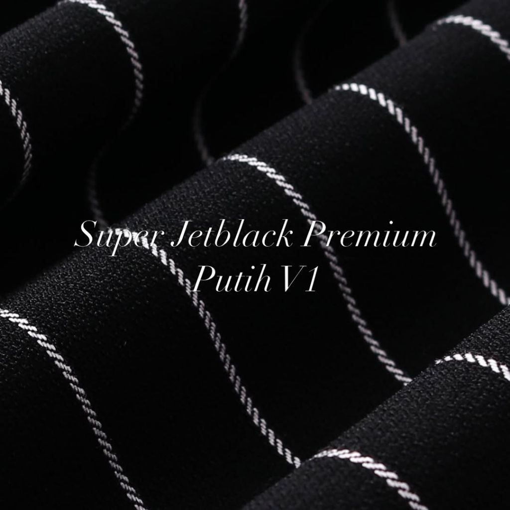 Kain meteran jetblack salur V1/kain jetblack arabian /kain jetblack arabian salur