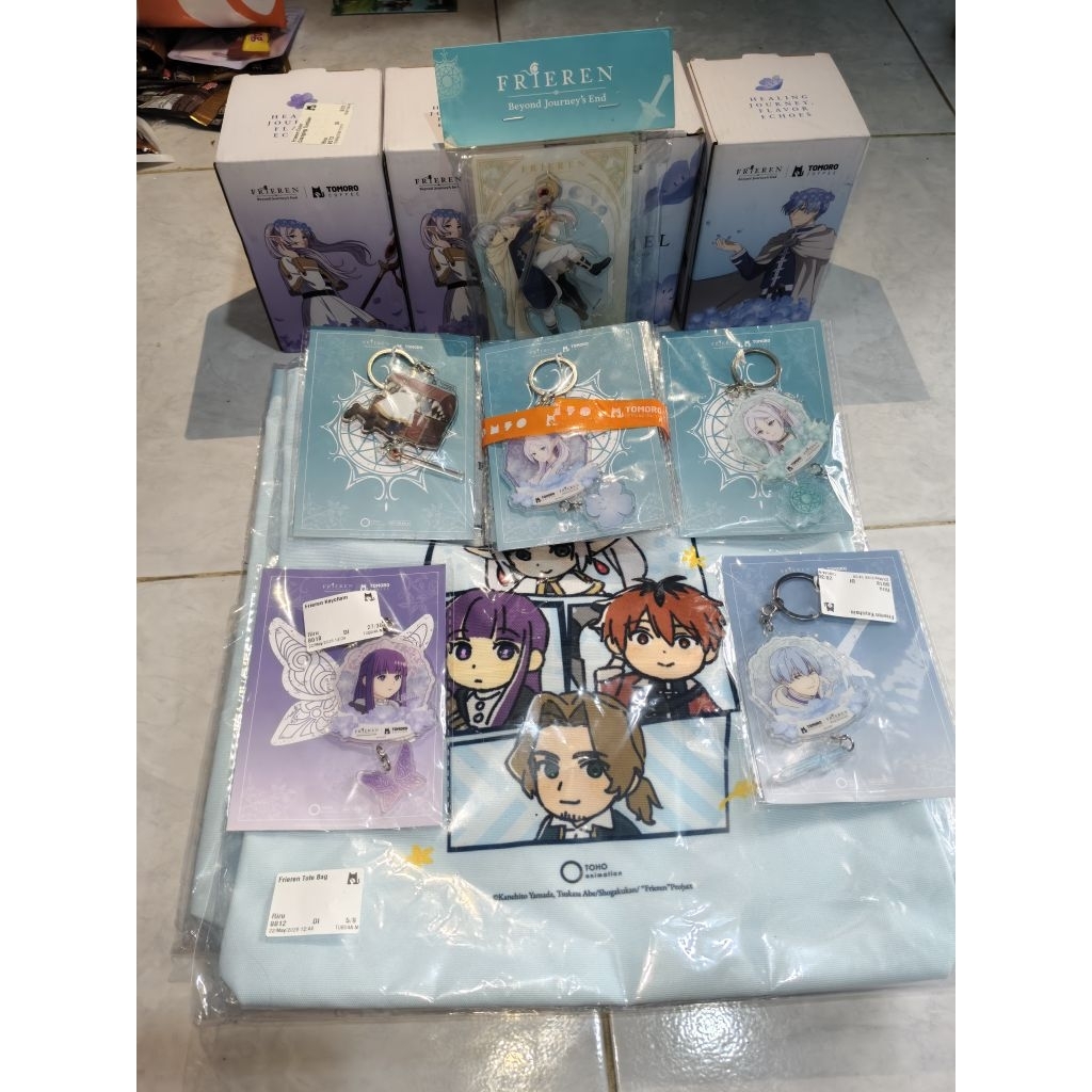 [Turun Harga] Frieren x Tomoro Coffee Collab Official Merchandise & Kartu Rarity SR-HR | Kartu Frier